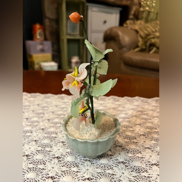 Mini Jade and Rose Quartz tree - Picture 5 of 11
